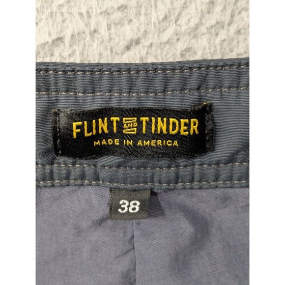 Flint and Tinder Board Shorts 38 Swim Trunks Unlined Surf Color Block Gray Red - Picture 3 of 13